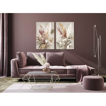 Elegance I Hand Embellished Framed Canvas 24"W x 36"H