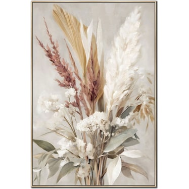 Elegance II Hand Embellished Framed Canvas 24"W x 36"H