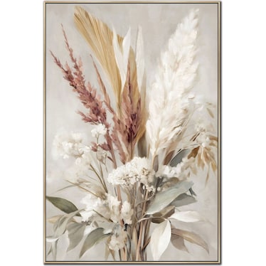 Elegance II Hand Embellished Framed Canvas 24"W x 36"H