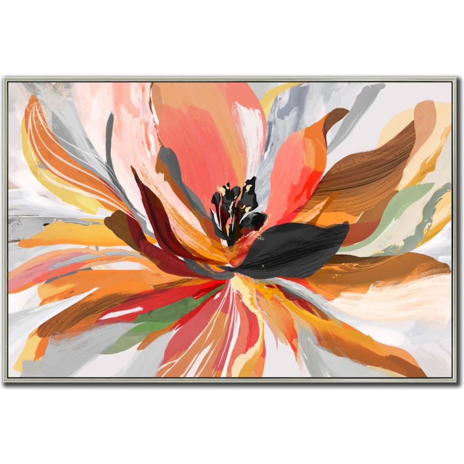 streamline art orange paintings   