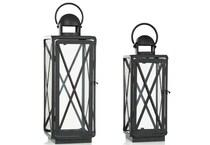 stylecraft lamps black candleholder candle set  