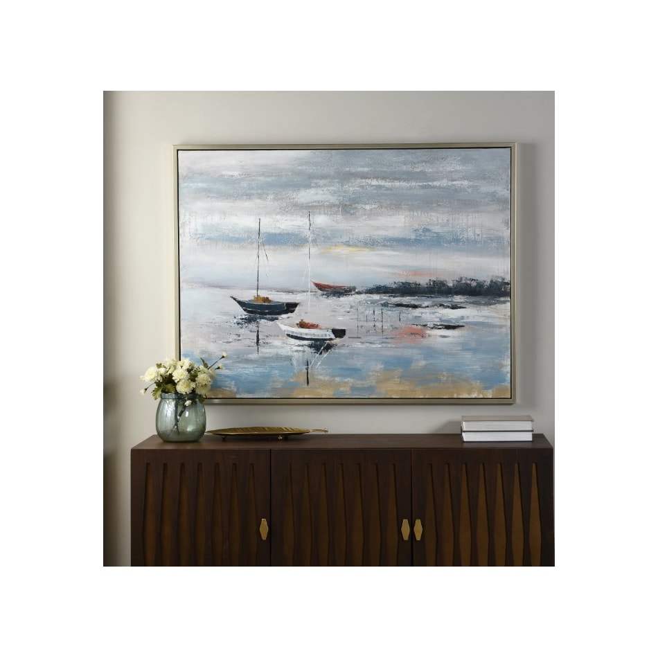 stylecraft lamps blue paintings   