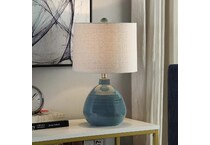 stylecraft lamps blue table lamp   