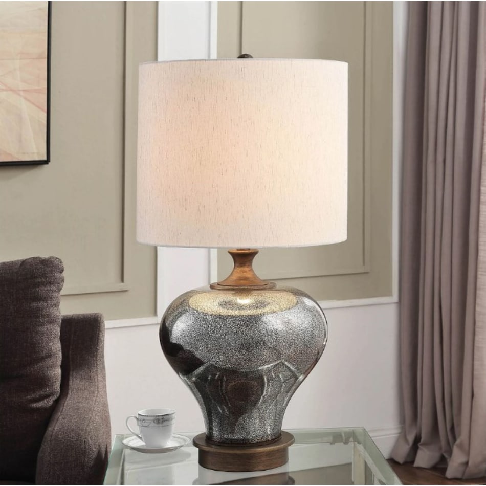stylecraft lamps silver table lamp   