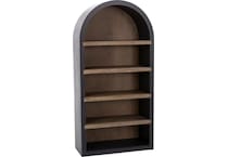sund atla black brown bookcase etergere ata  