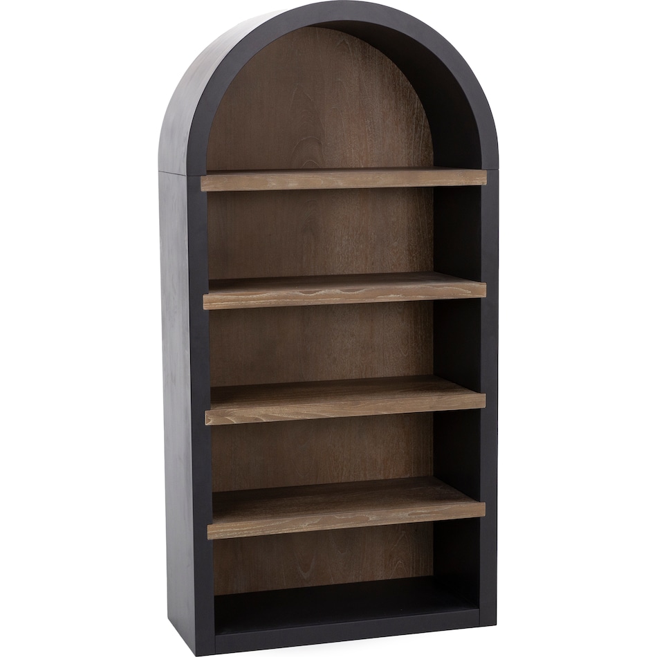 sund atla black brown bookcase etergere ata  