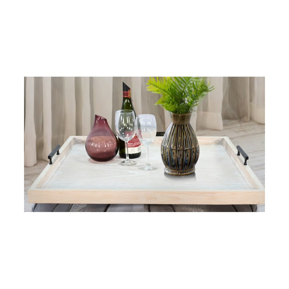 sund beige ottoman tray   