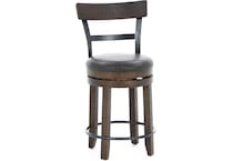 sund black inch & over bar seat stool   