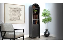 sund black bookcase etergere emy  
