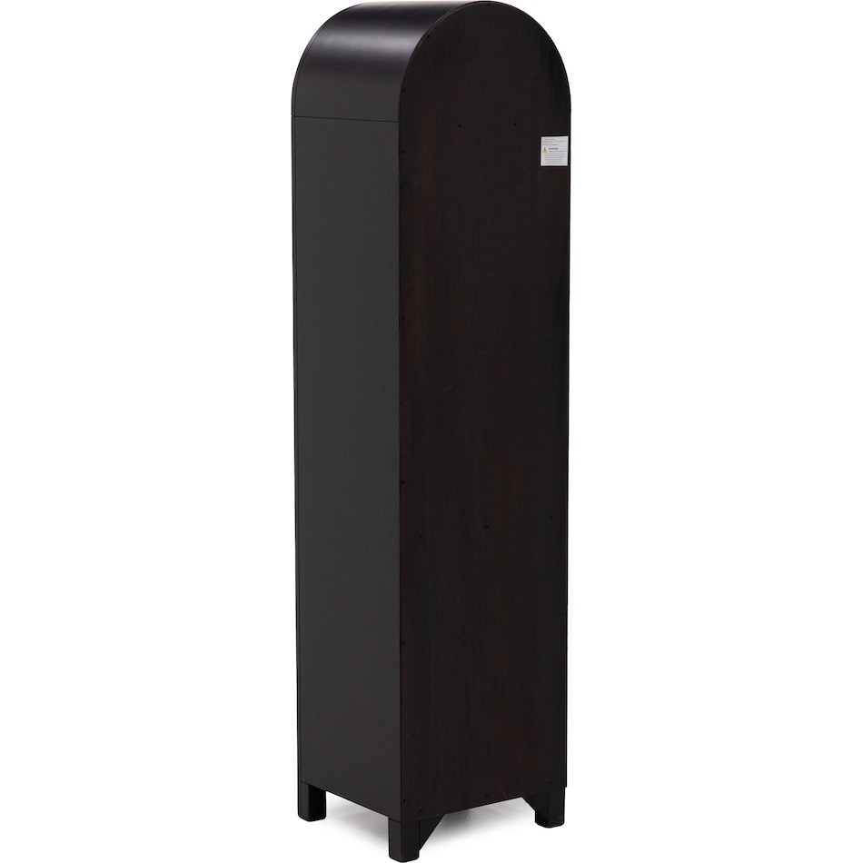 sund black bookcase etergere emy  