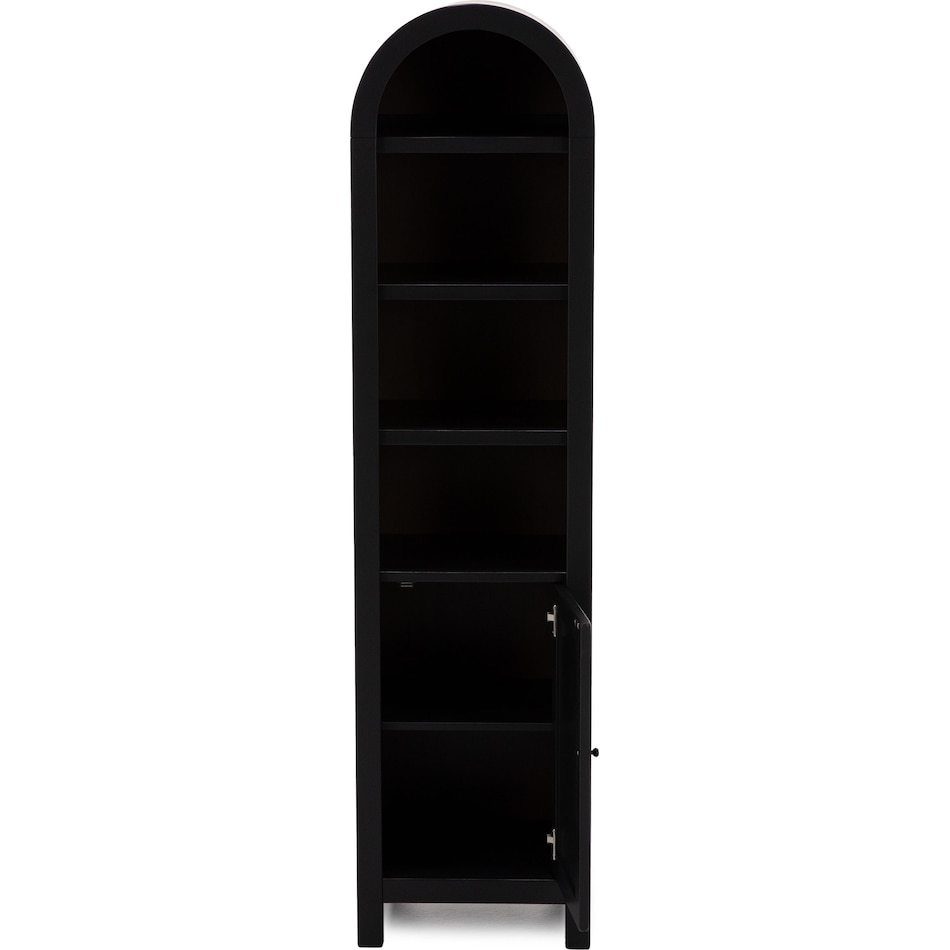 sund black bookcase etergere emy  