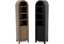 sund black bookcase etergere emy  