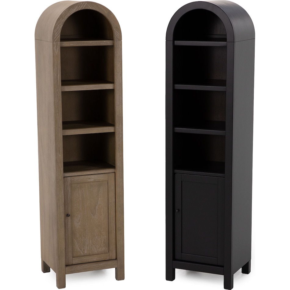sund black bookcase etergere emy  