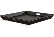 sund black ottoman tray   