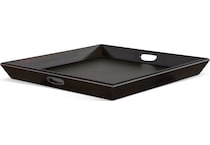 sund black ottoman tray   