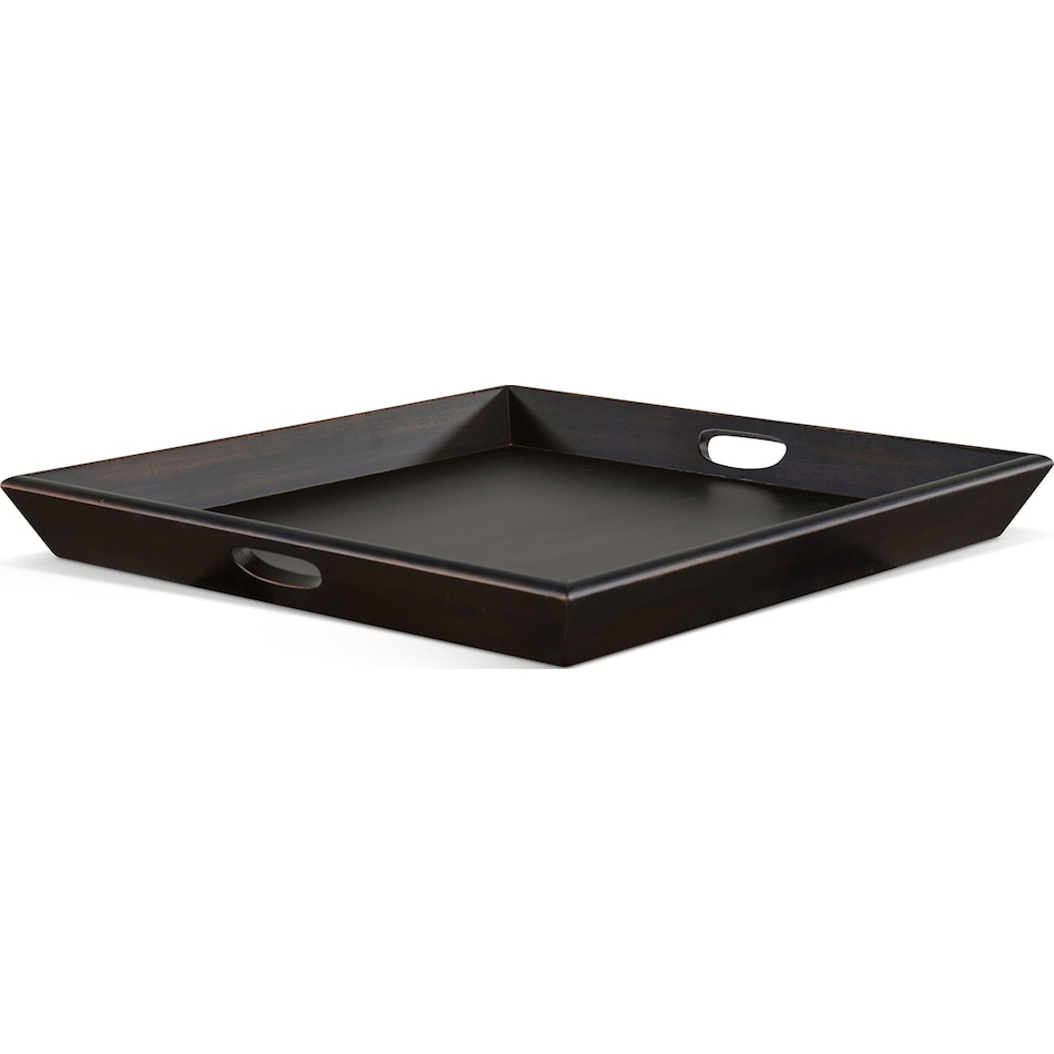 sund black ottoman tray   