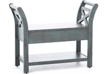 sund blue bench trunk bench  