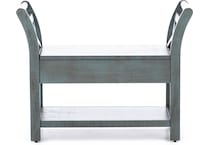 sund blue bench trunk bench  