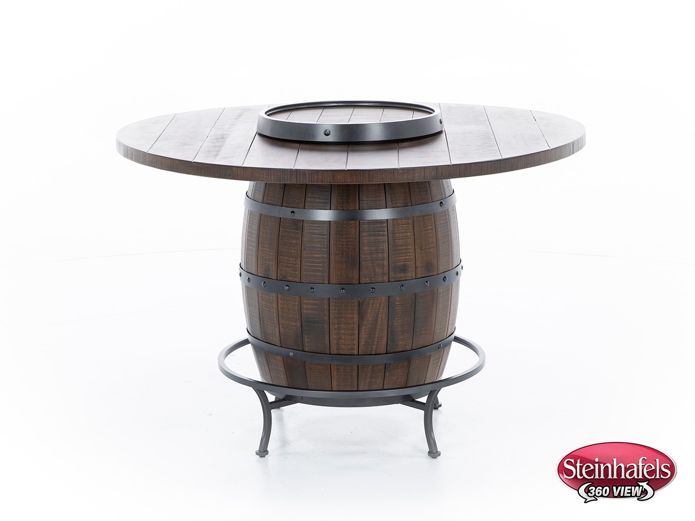 sund brown inch bar table round oval  image   