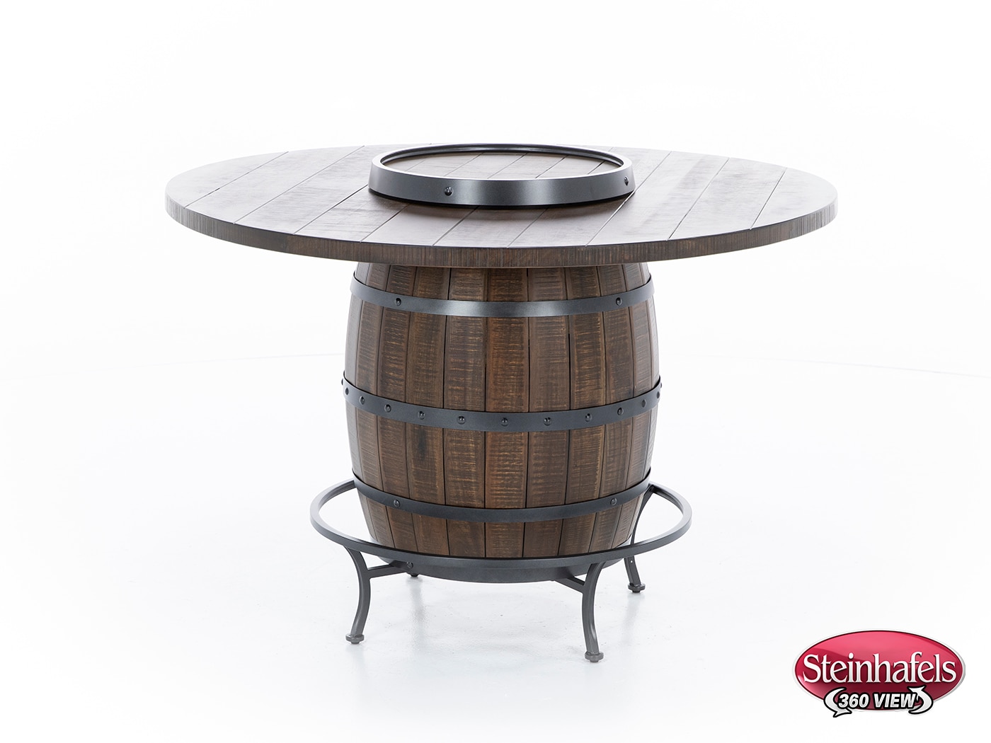 sund brown inch bar table round oval  image   