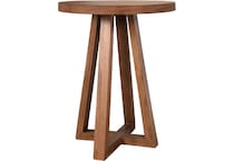 sund brown inch bar table round oval   