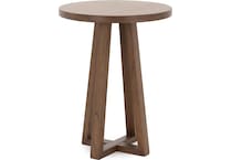 sund brown inch bar table round oval   