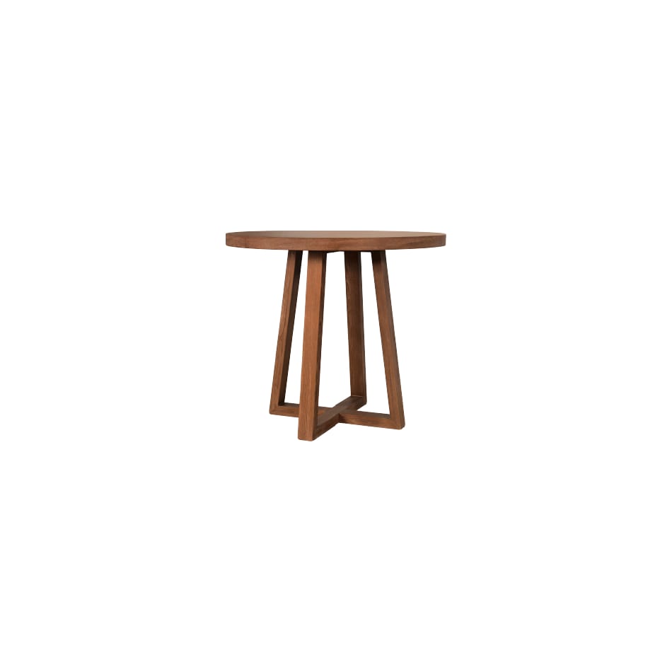 sund brown inch bar table round oval   