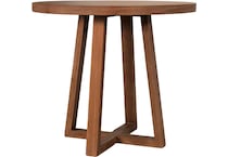 sund brown inch bar table round oval   