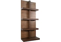 sund brown bookcase bos  