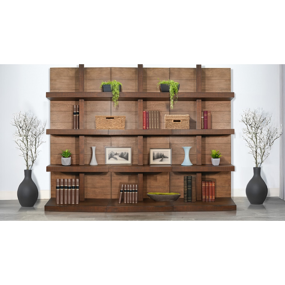 sund brown bookcase bos  