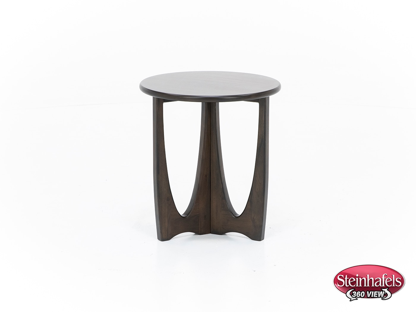 sund brown chairside table  image arch  