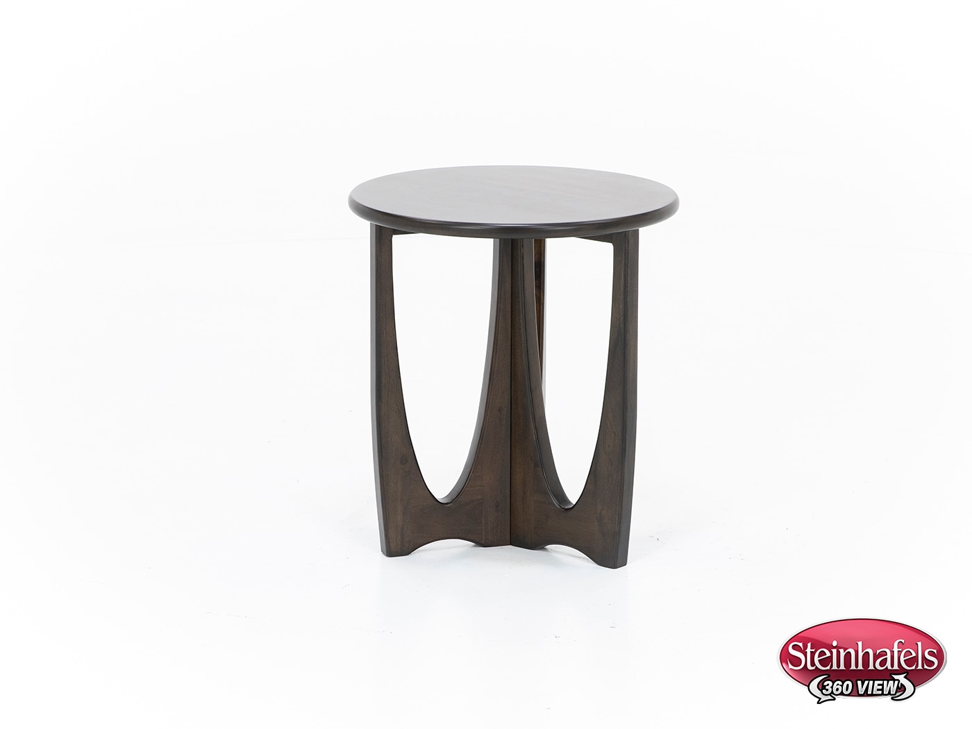 sund brown chairside table  image arch  