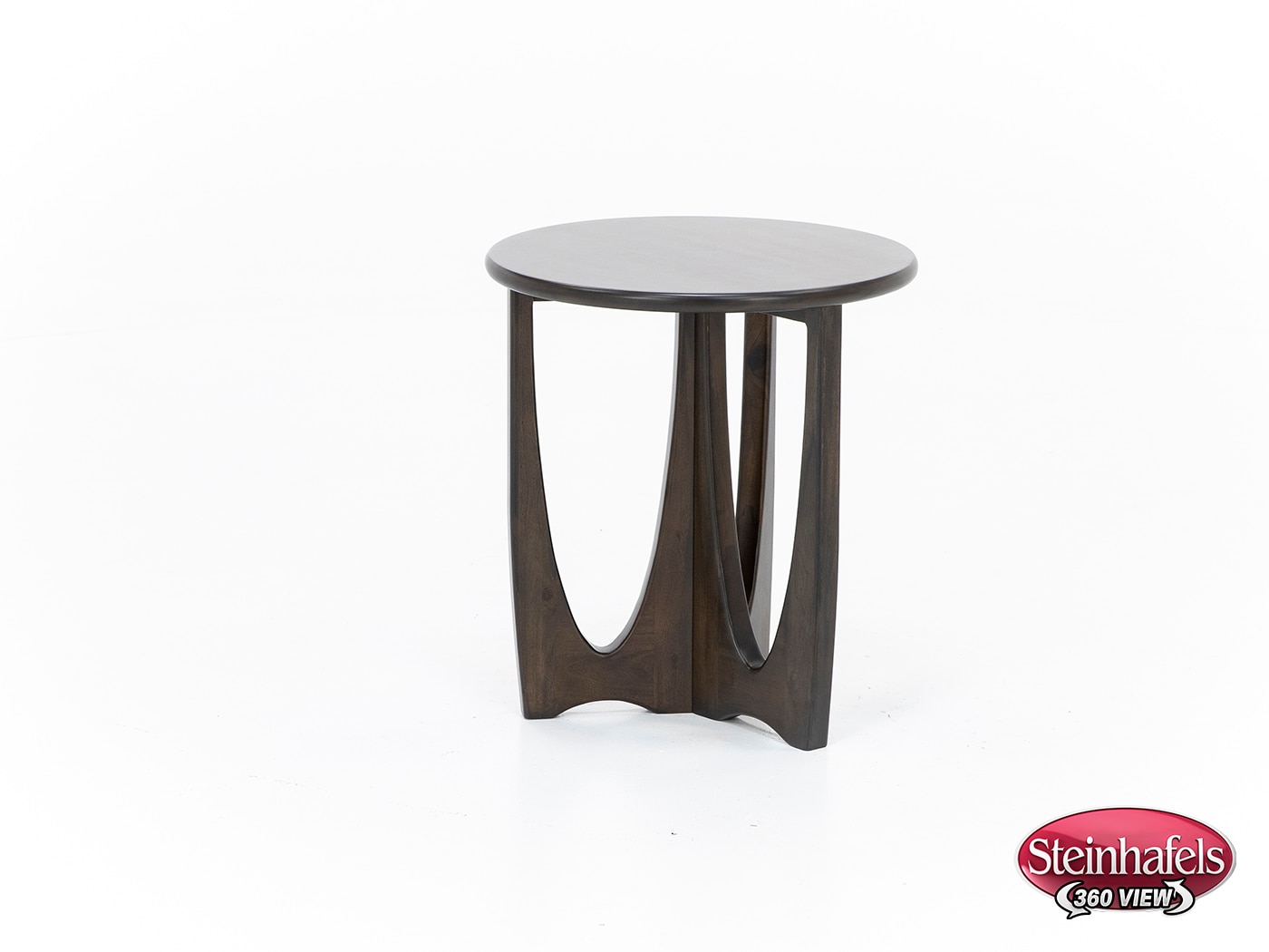 sund brown chairside table  image arch  