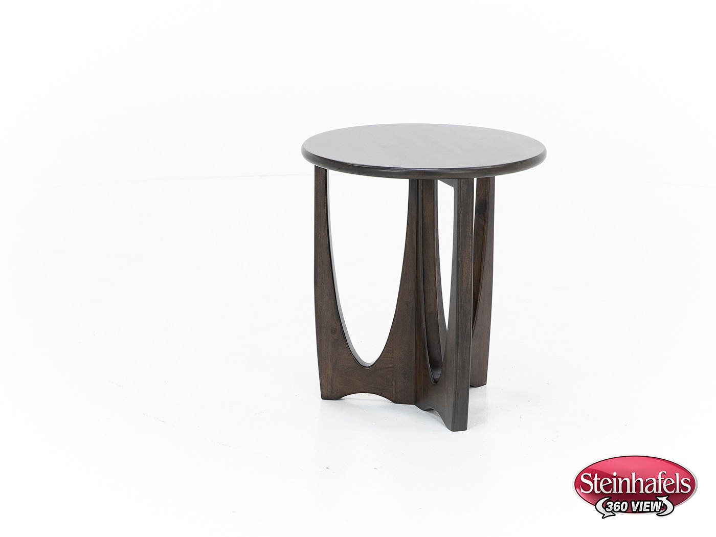 sund brown chairside table  image arch  