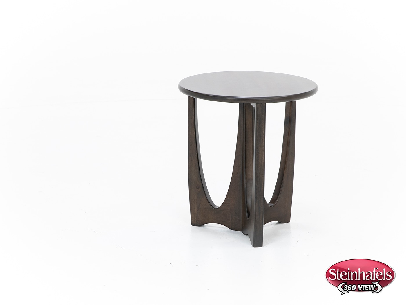 sund brown chairside table  image arch  