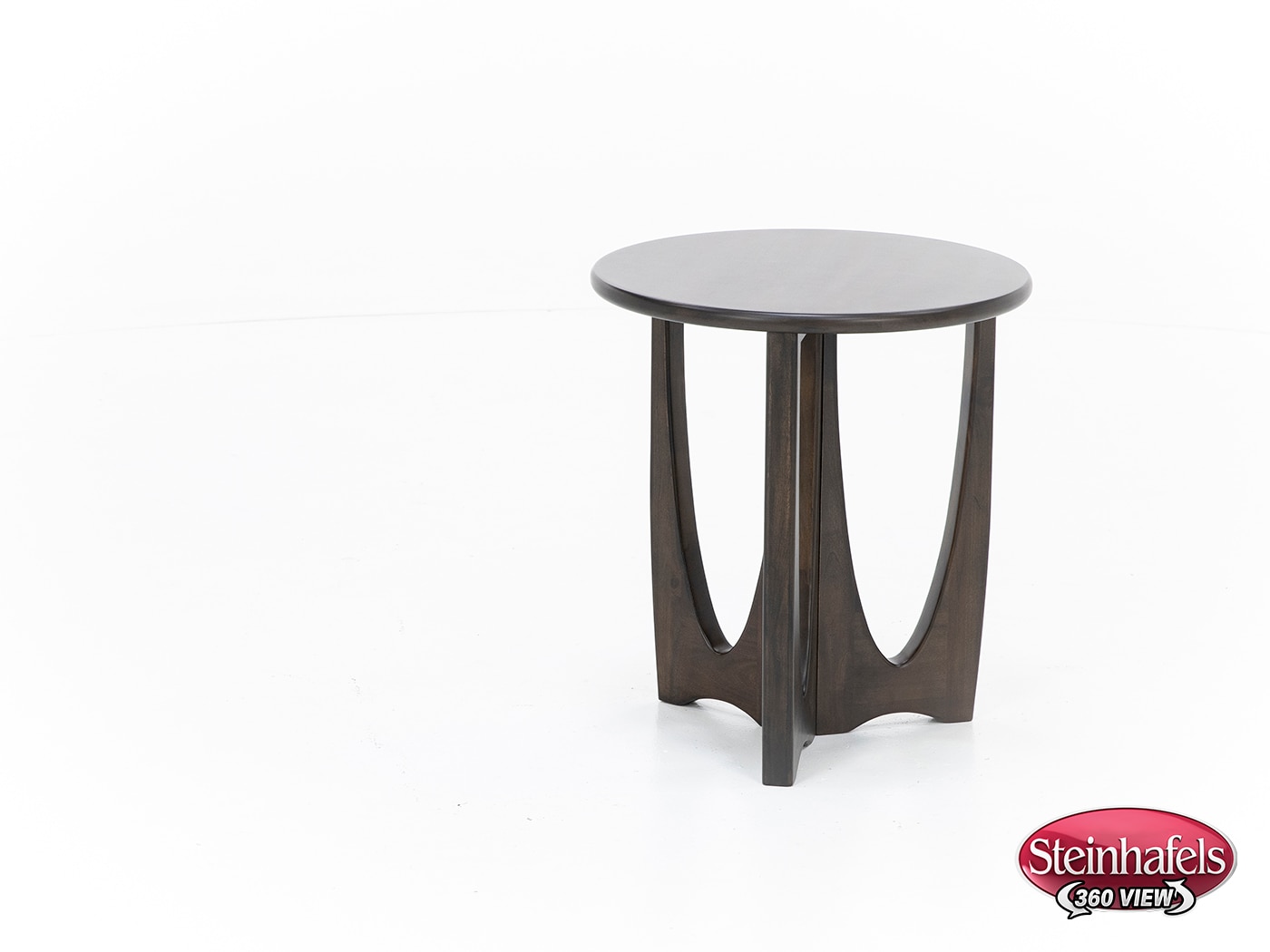 sund brown chairside table  image arch  