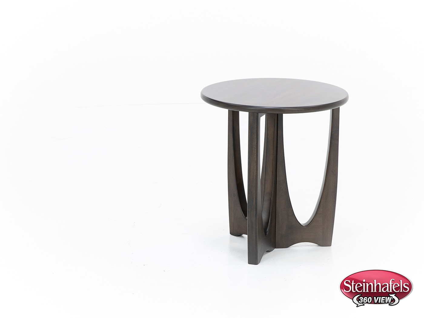 sund brown chairside table  image arch  