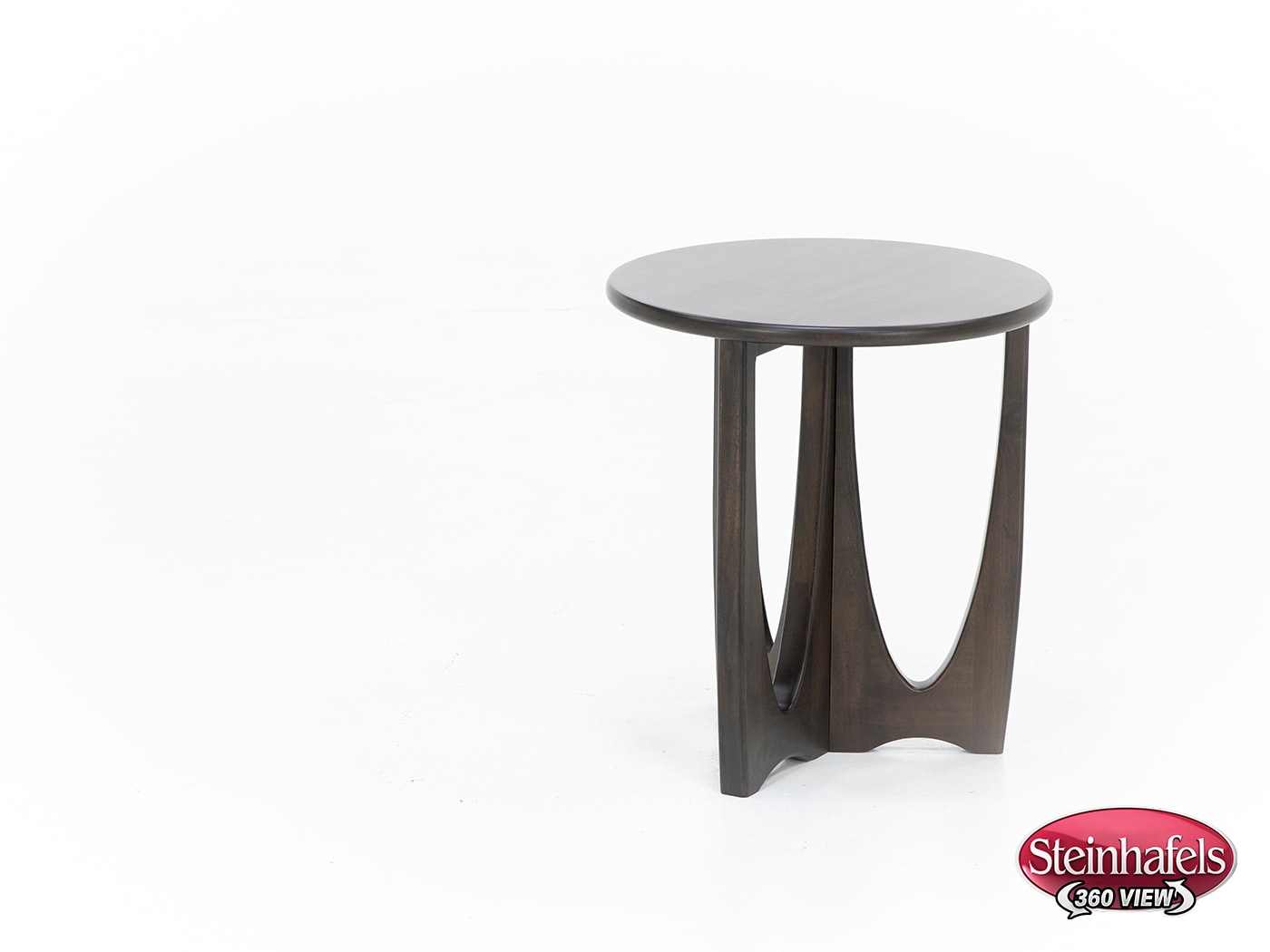 sund brown chairside table  image arch  