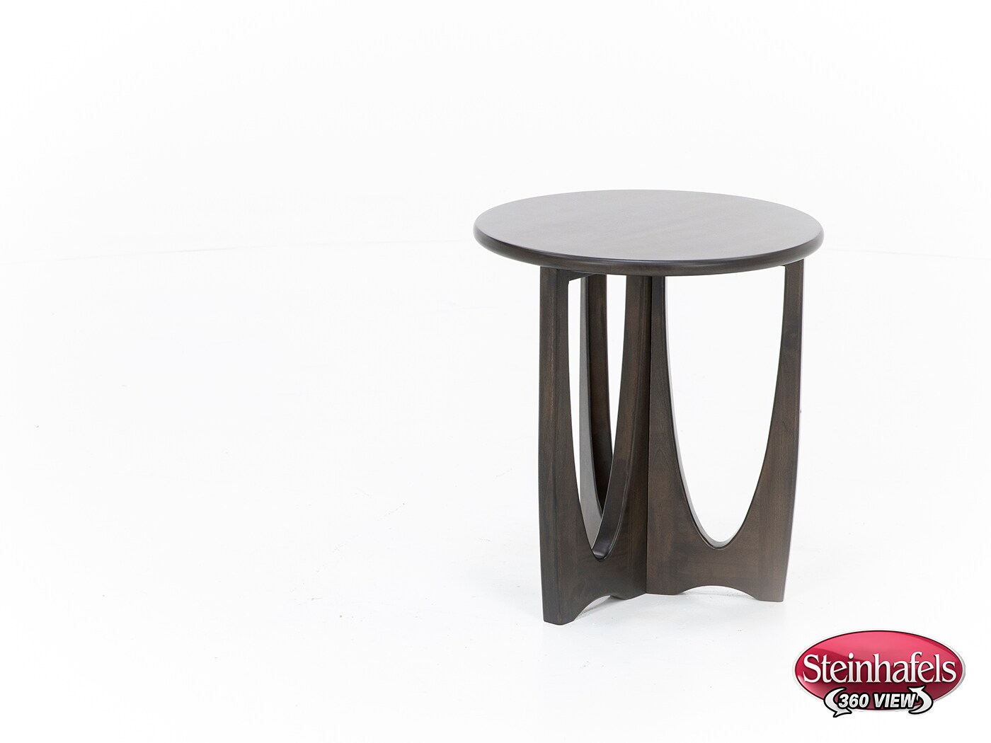 sund brown chairside table  image arch  