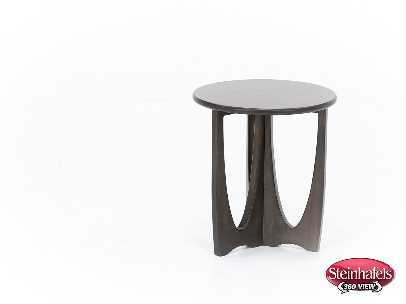 sund brown chairside table  image arch  