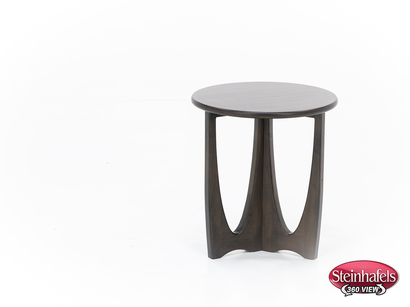 sund brown chairside table  image arch  