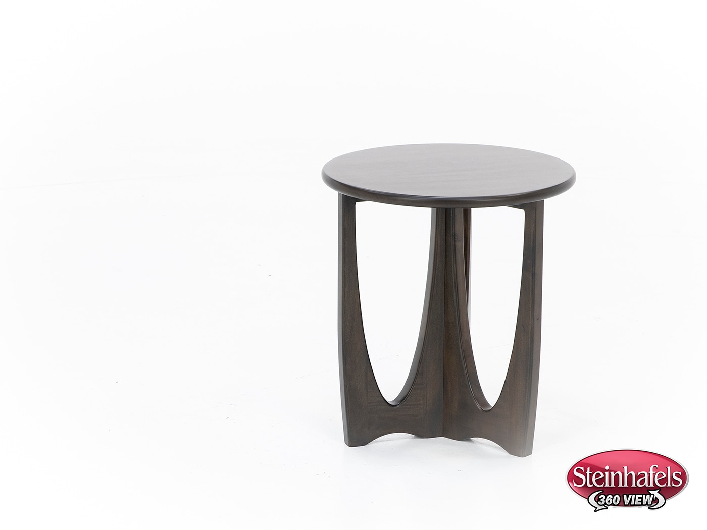 sund brown chairside table  image arch  