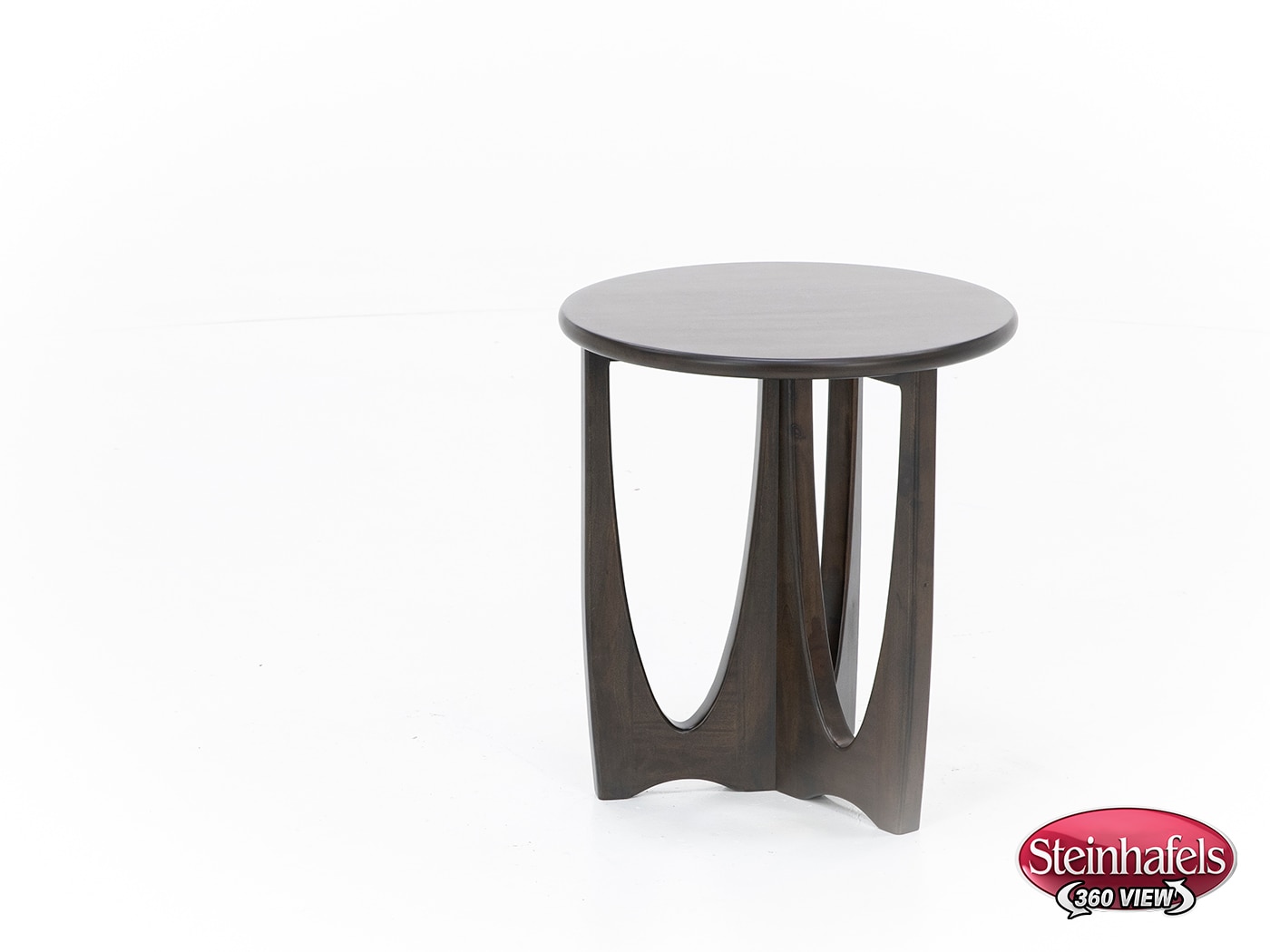 sund brown chairside table  image arch  