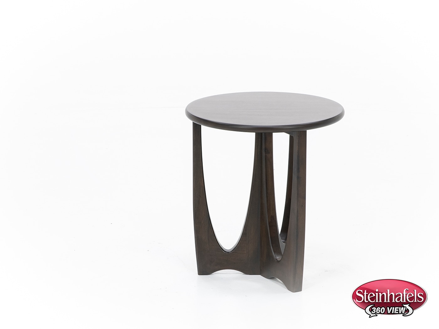 sund brown chairside table  image arch  