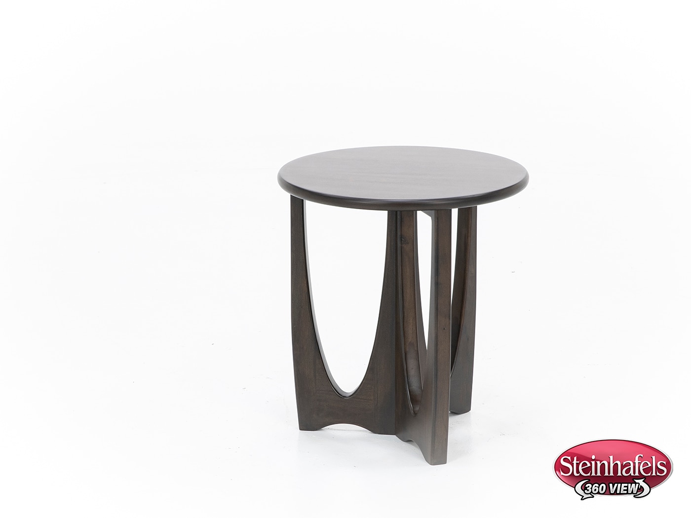 sund brown chairside table  image arch  