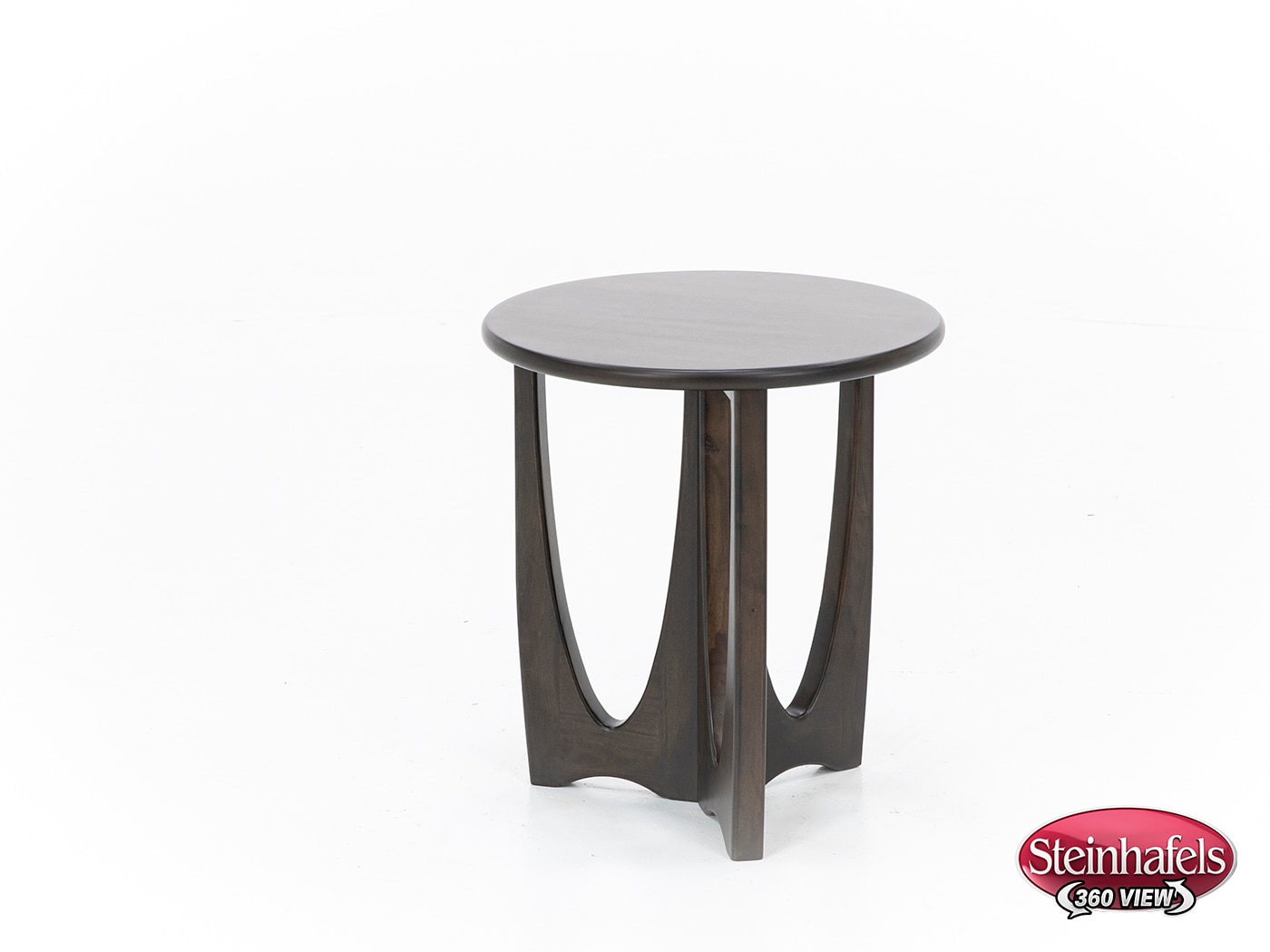 sund brown chairside table  image arch  