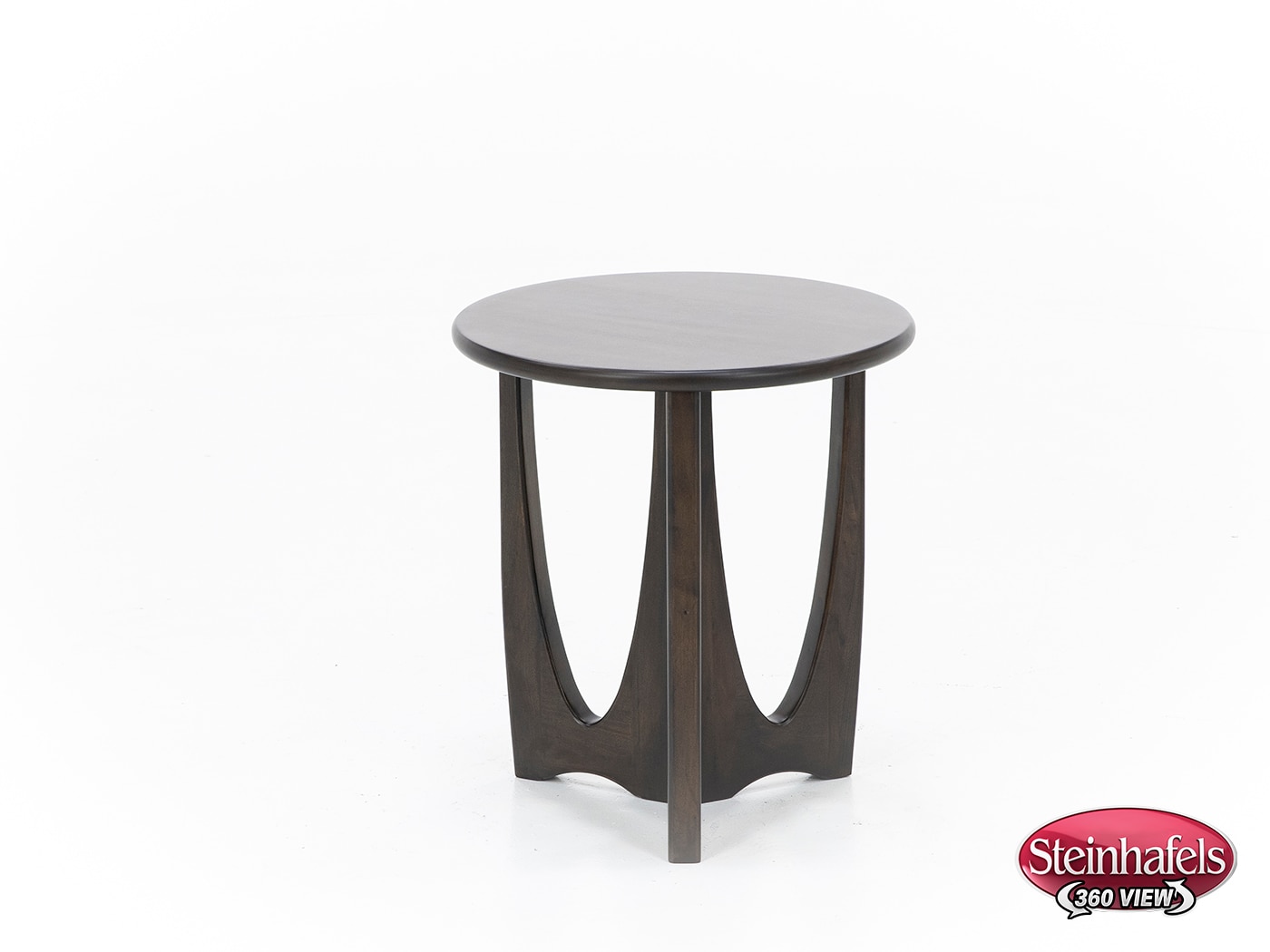 sund brown chairside table  image arch  