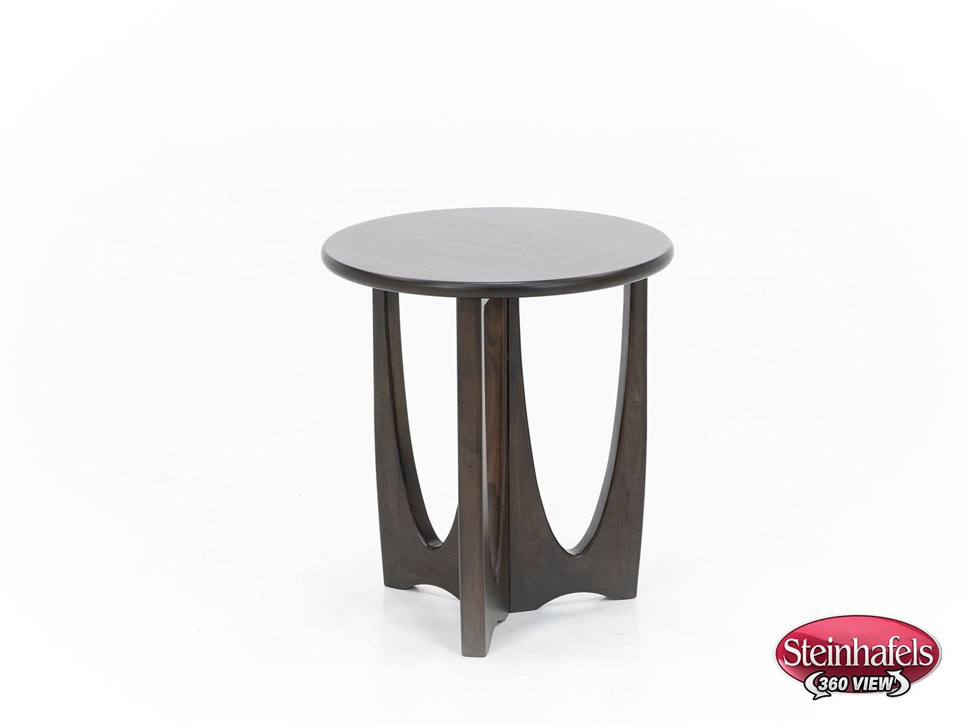 sund brown chairside table  image arch  