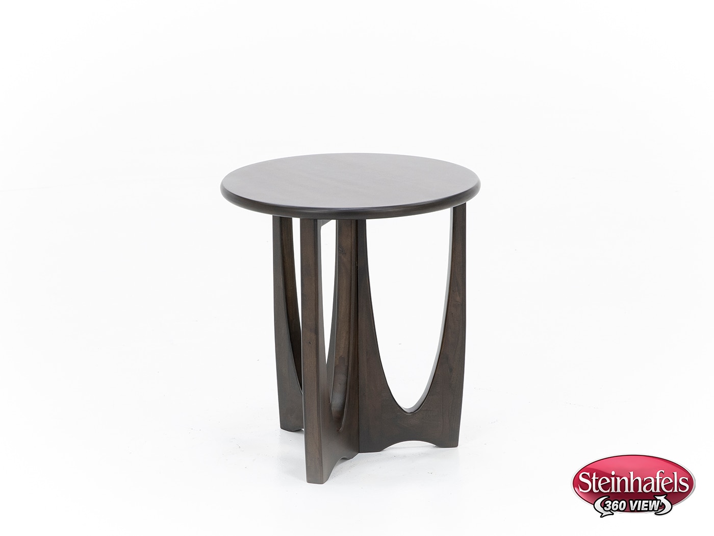 sund brown chairside table  image arch  