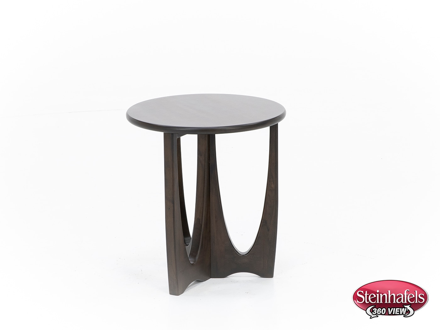 sund brown chairside table  image arch  